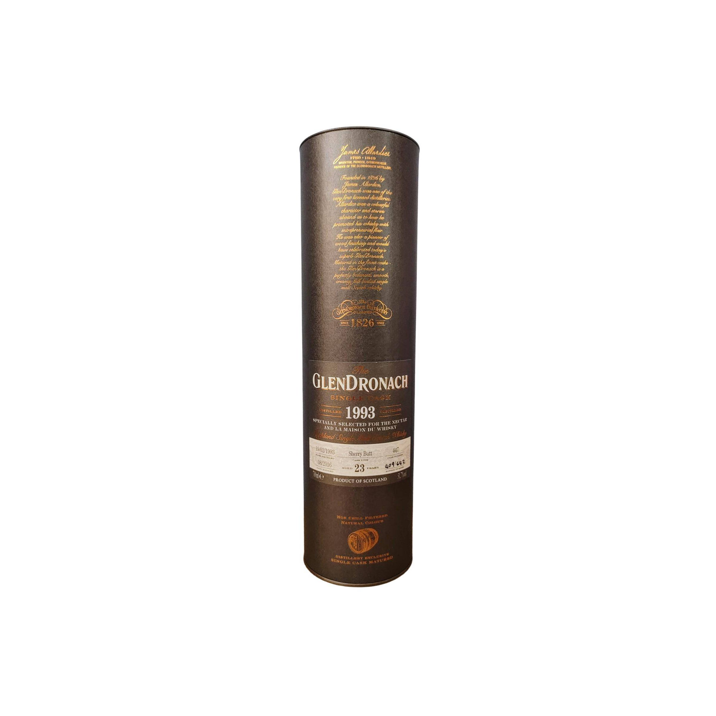 GlenDronach Single Cask 1993 23 Years Single Malt Whisky 3