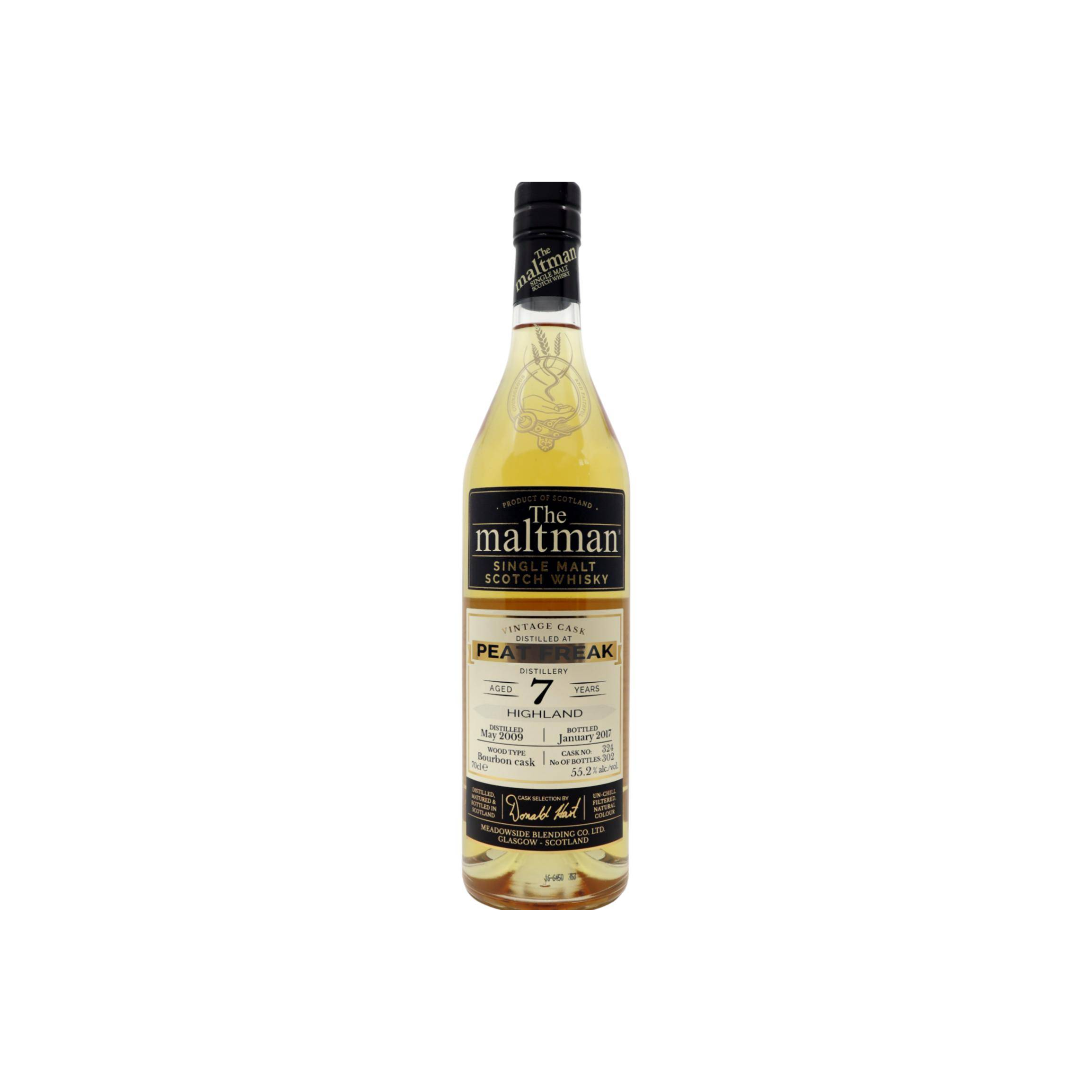 Meadowside Blending 2009 7 Years Single Malt Whisky