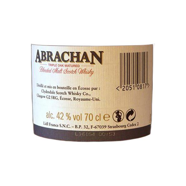Abrachan Blended Malt Scotch Whisky Cd 2