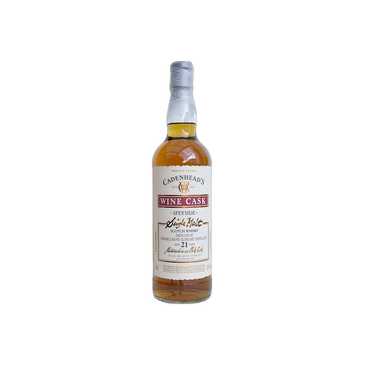 Craigellachie 1994 21 Years Single Malt Whisky