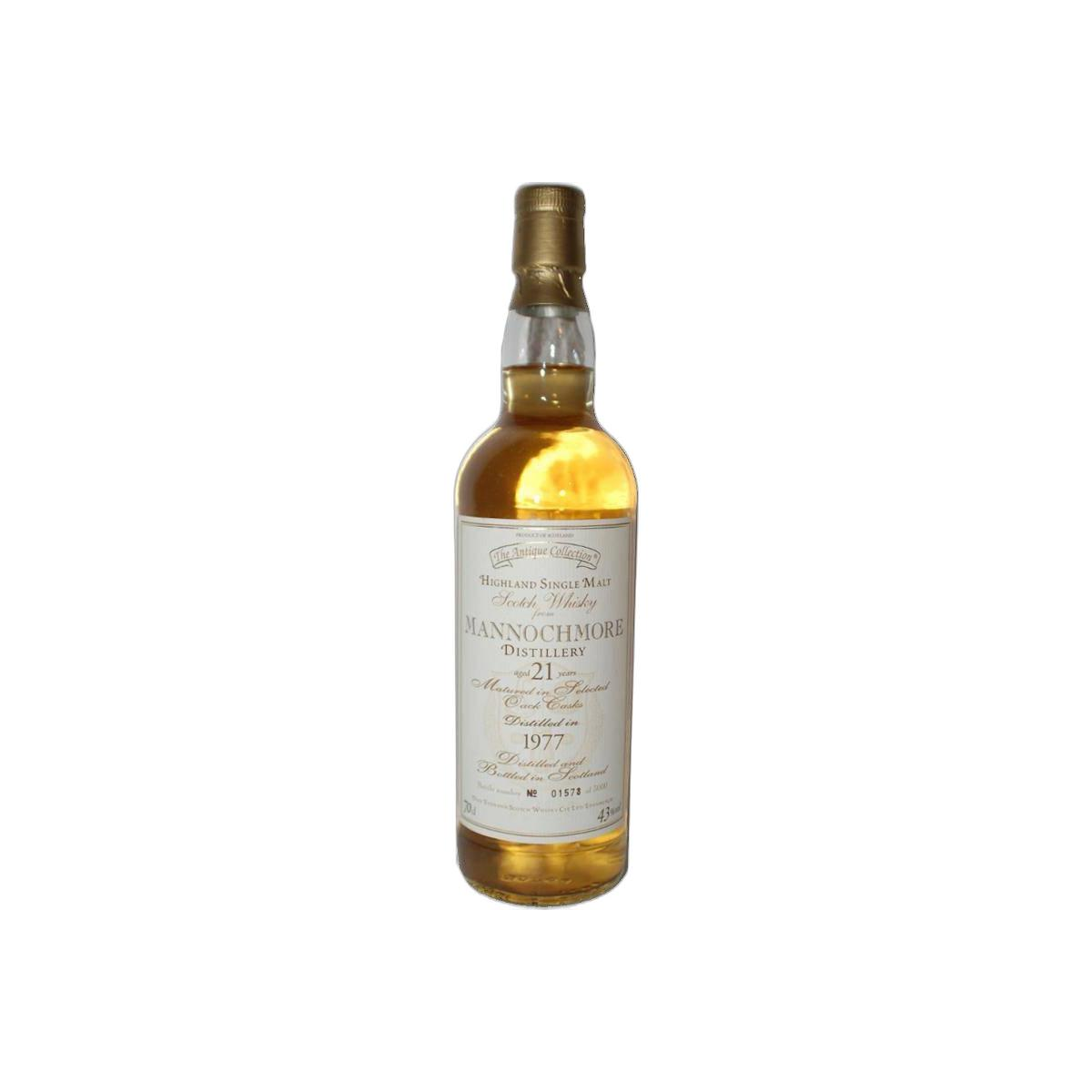 Mannochmore 1977 21 Years Single Malt Whisky