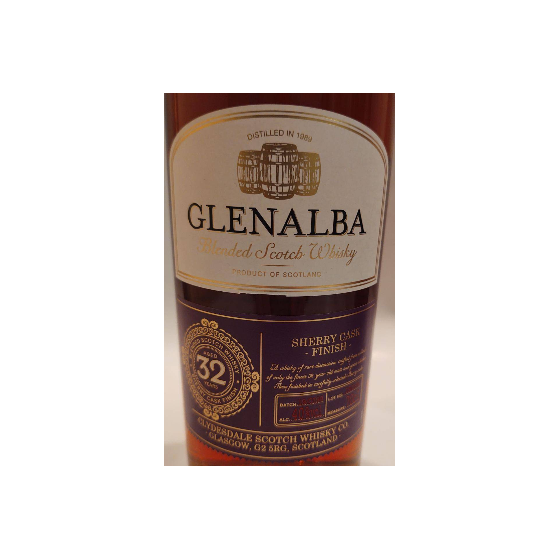 Glenalba 32-year-old Cd 3