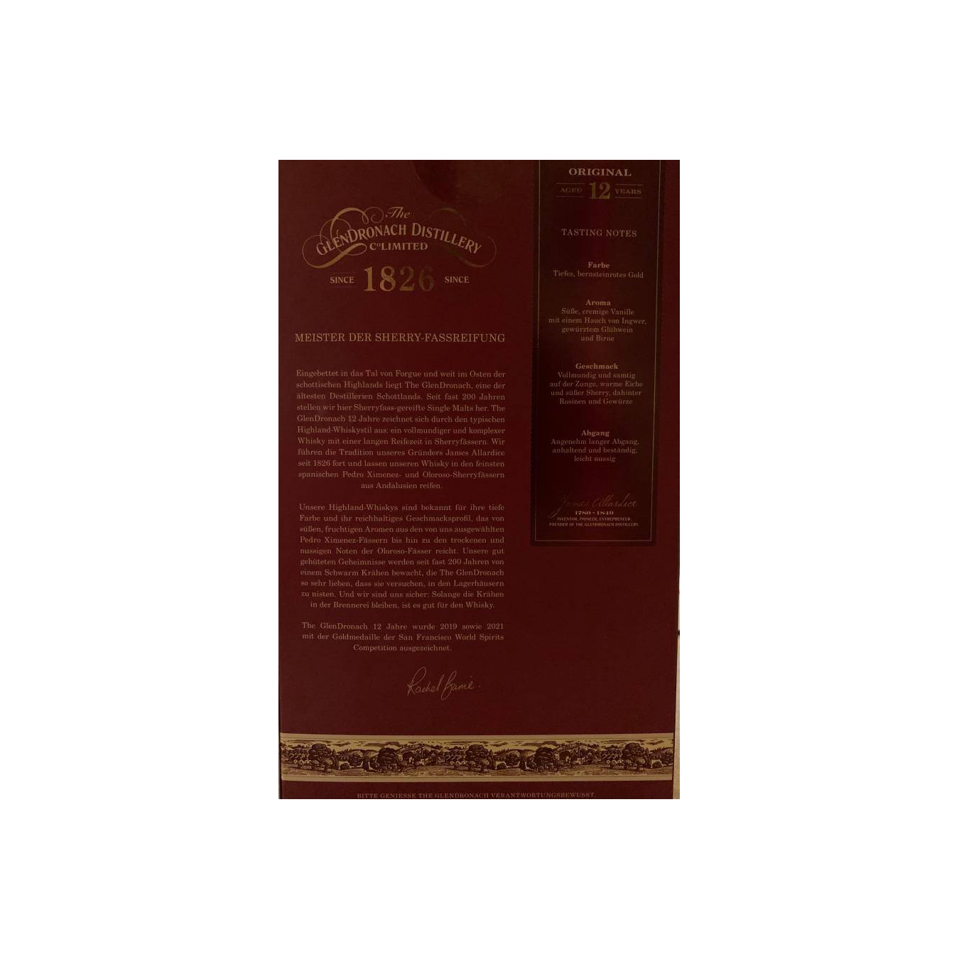 GlenDronach 12 Years Single Malt Whisky 3