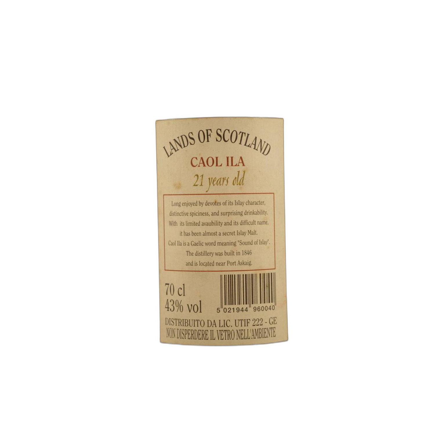 Caol Ila 1974 21 Years Single Malt Whisky 3