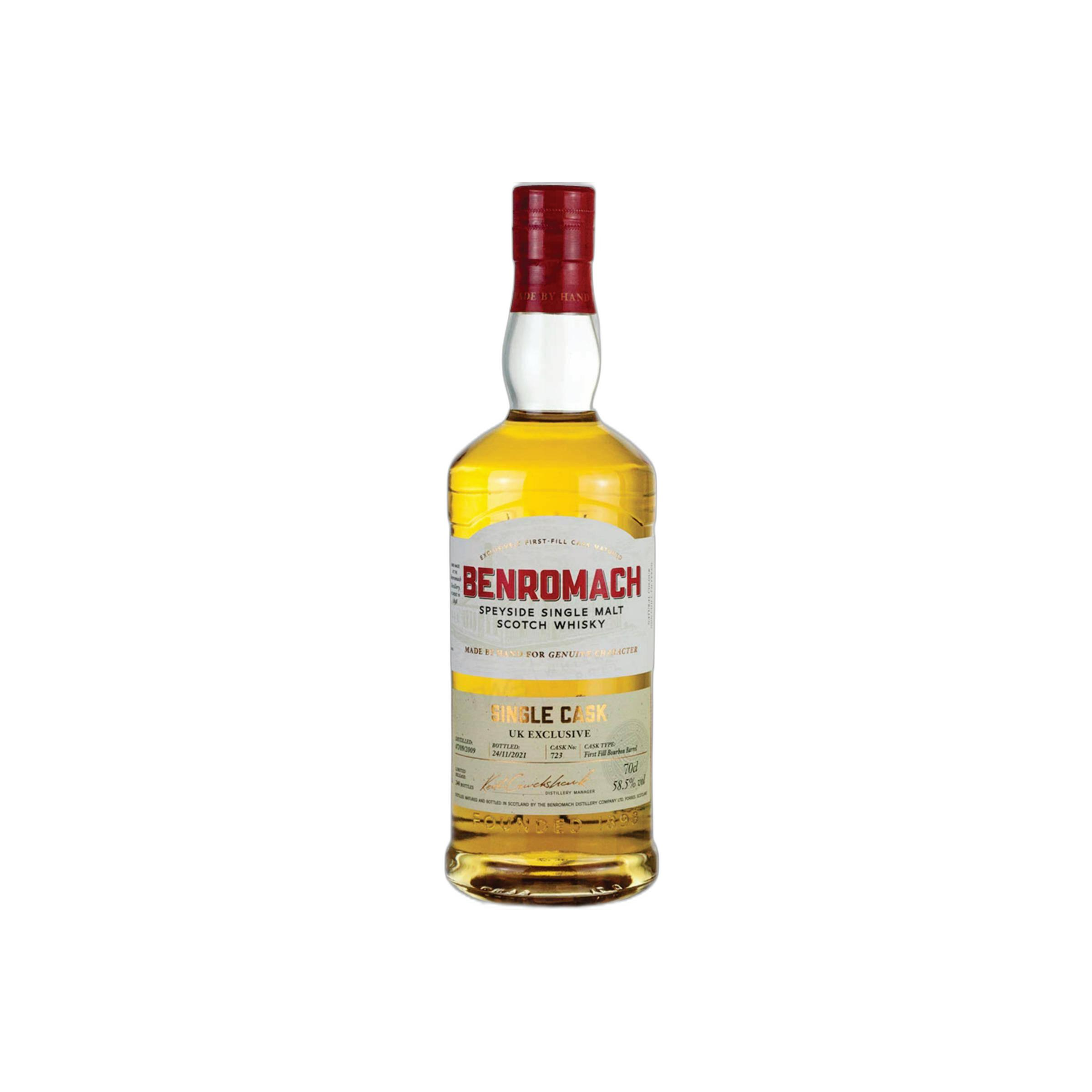 Benromach Single Cask 2009 12 Years Single Malt Whisky