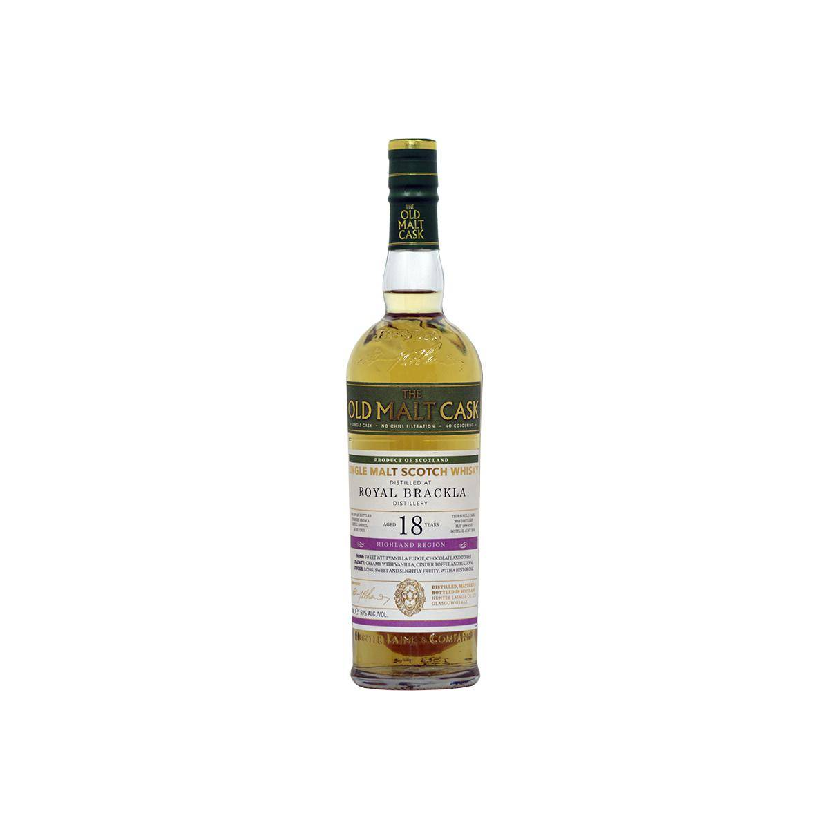 Royal Brackla Old Malt Cask 1998 18 Years Single Malt Whisky