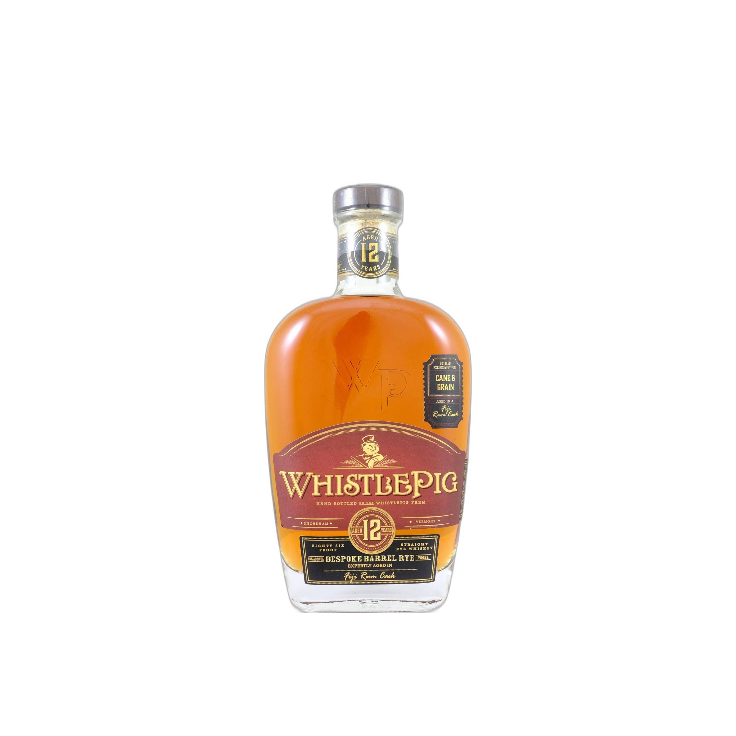 WhistlePig 12 Years Rye Whisky
