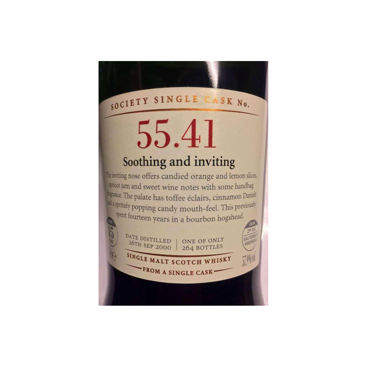 The Scotch Malt Whisky Society 2000 15 Years Single Malt Whisky 2