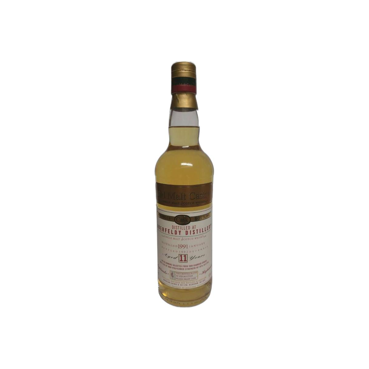 Aberfeldy Old Malt Cask 1991 11 Years Single Malt Whisky