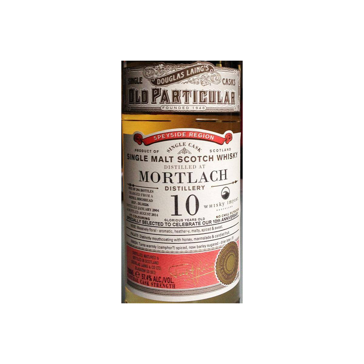 Mortlach Old Particular 2004 10 Years Single Malt Whisky 2