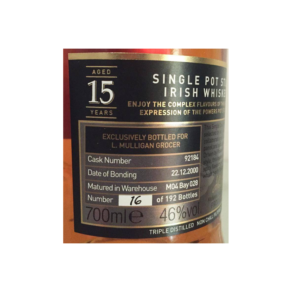 Midleton 2000 15 Years Single Pot Still Whisky 2