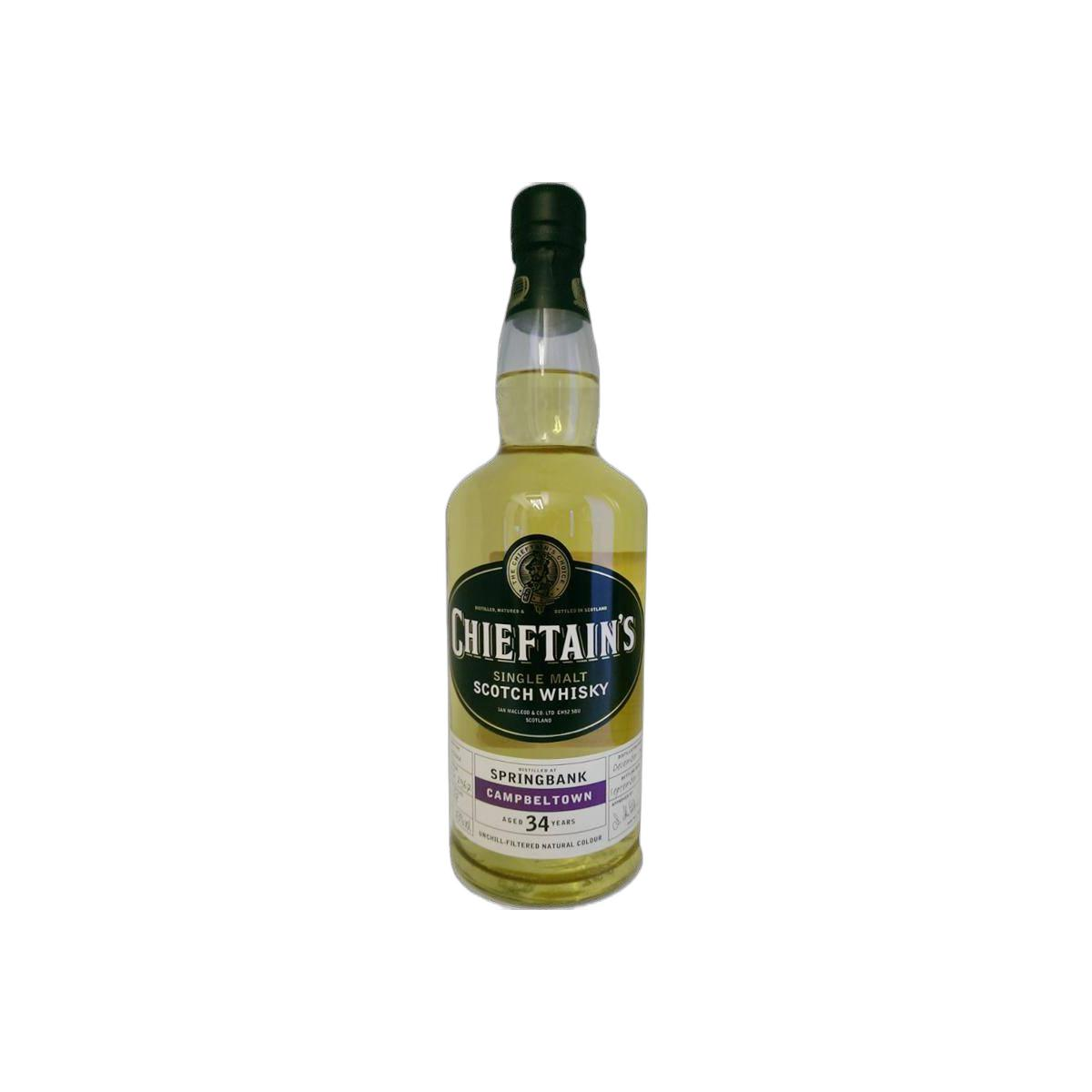 Springbank 1970 34 Years Single Malt Whisky