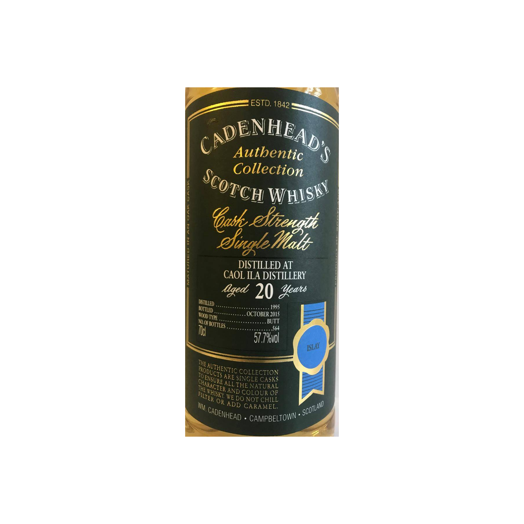 Caol Ila Authentic Collection 1995 20 Years Single Malt Whisky 3