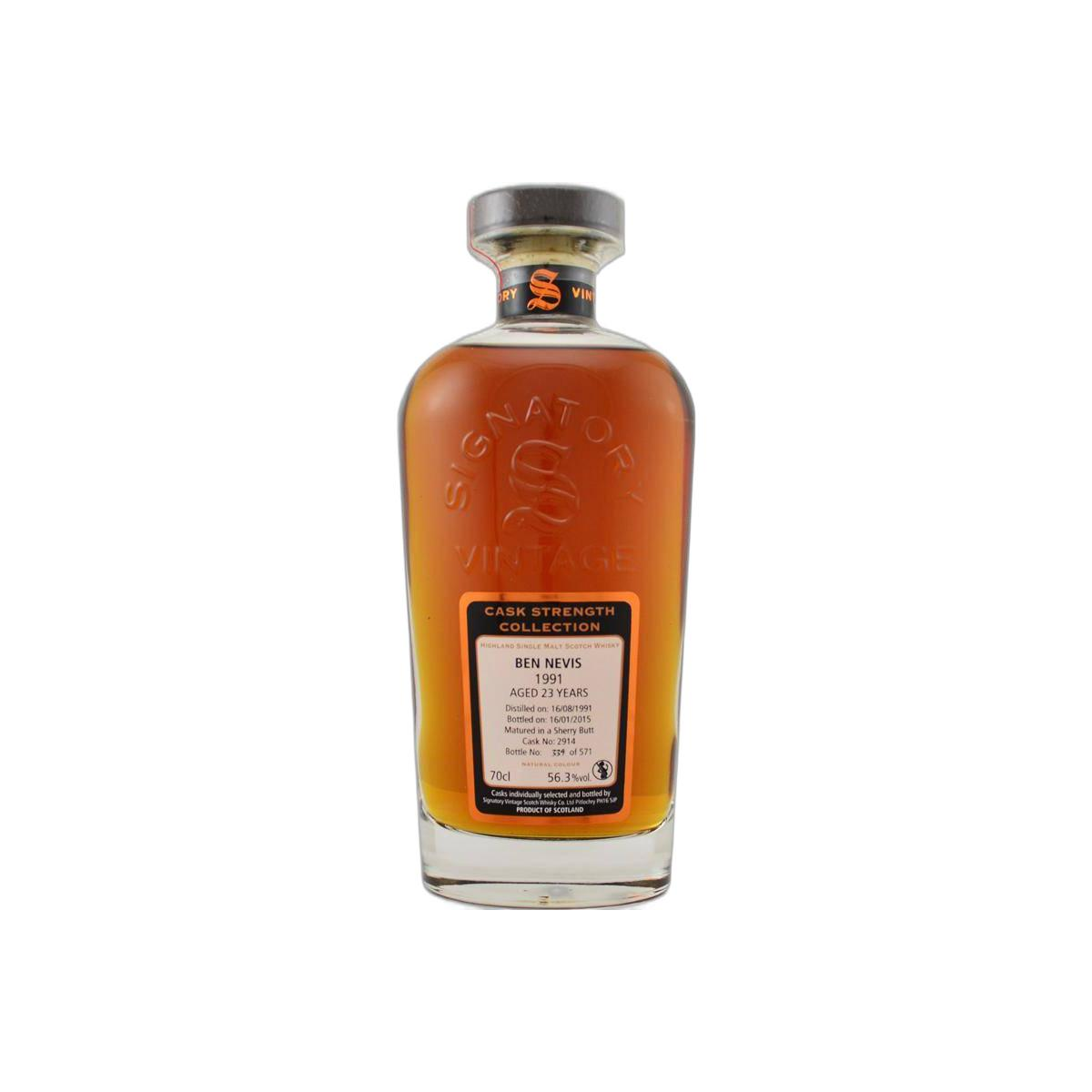 Ben Nevis Cask Strength Collection 1991 23 Years Single Malt Whisky