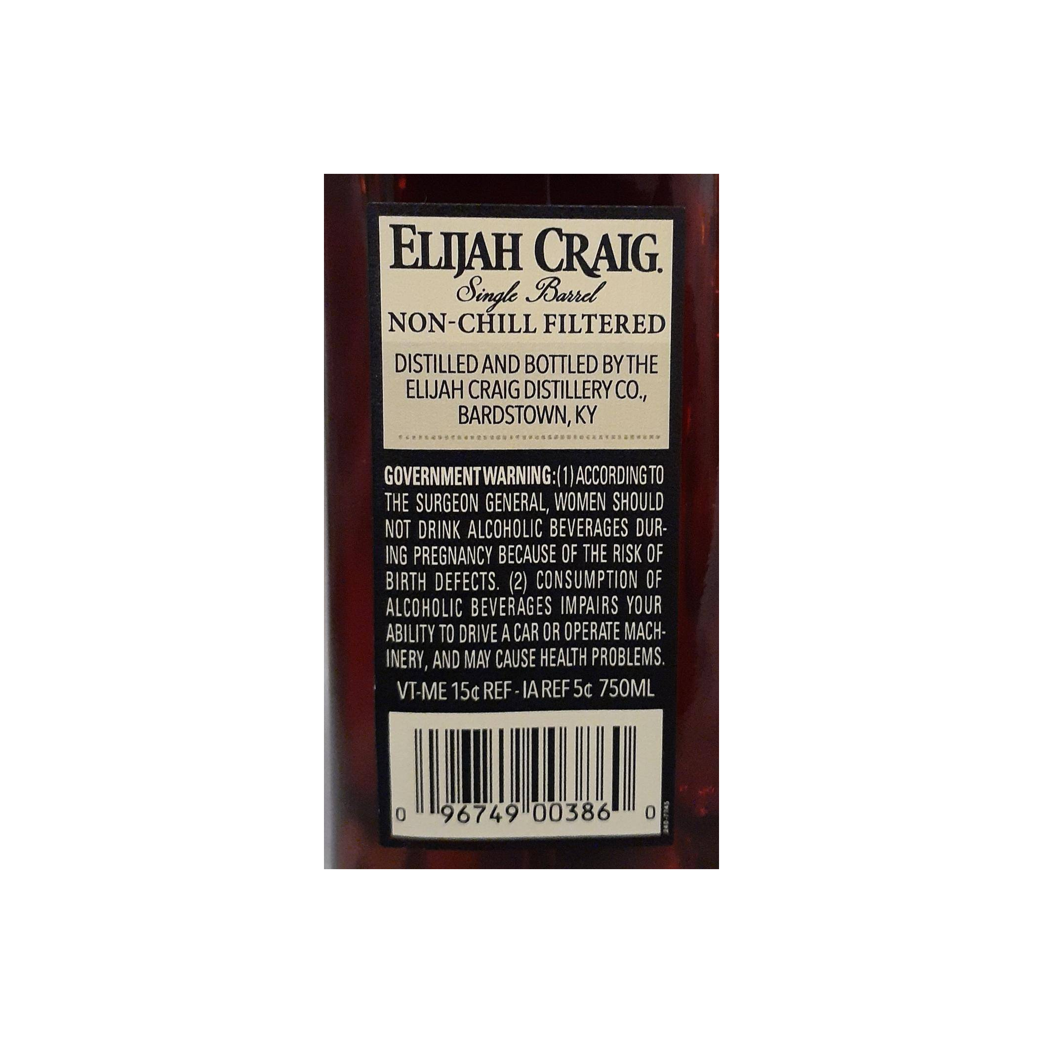 Elijah Craig 2012 10 Years Bourbon Whisky 3