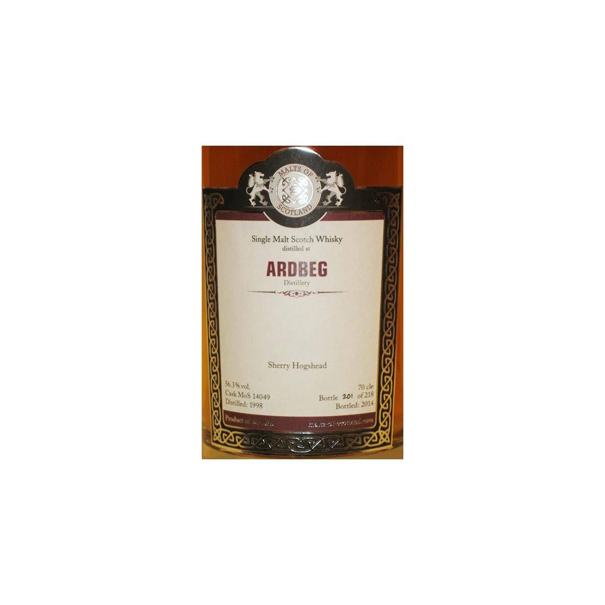 Ardbeg 1998 16 Years Single Malt Whisky 2