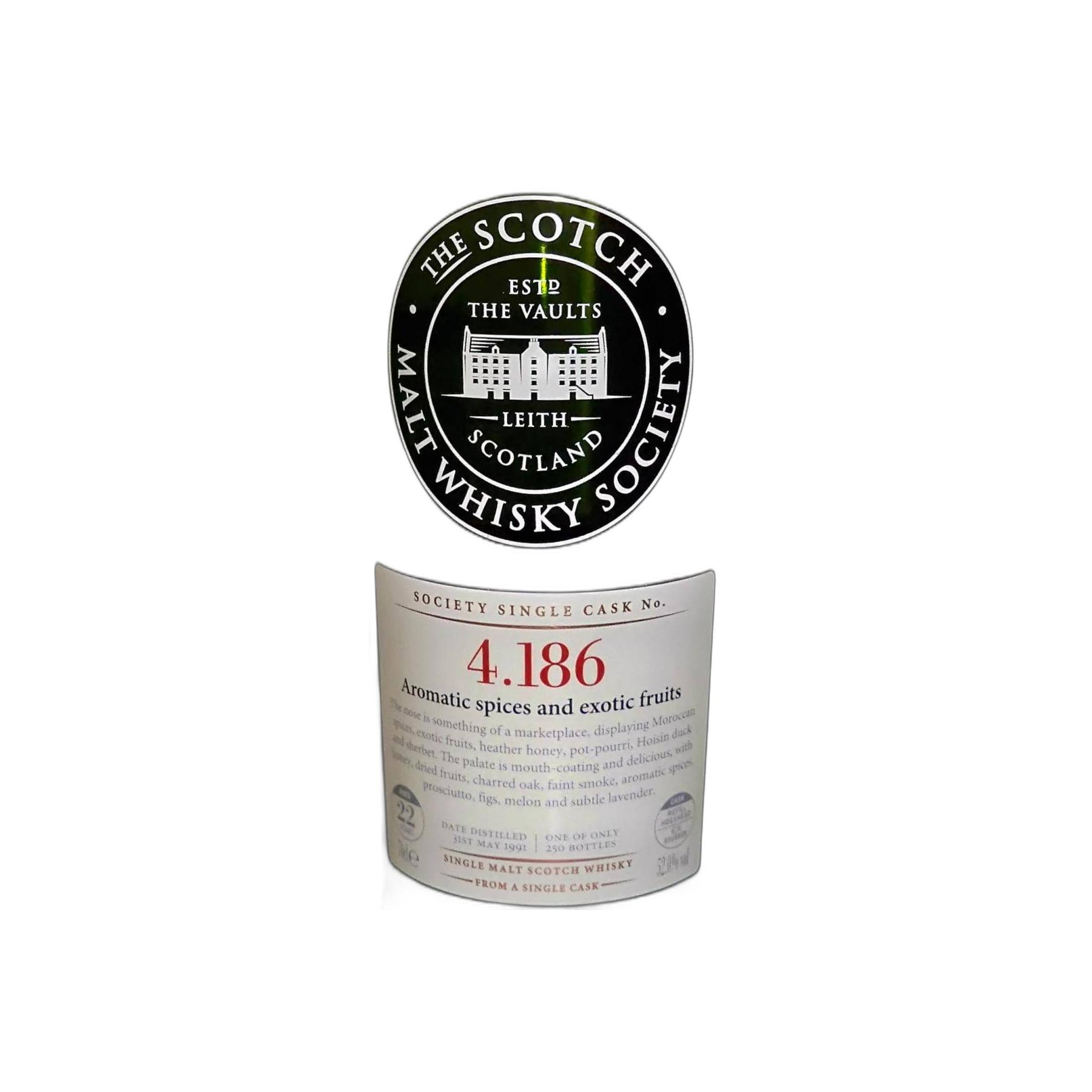 The Scotch Malt Whisky Society 1991 22 Years Single Malt Whisky 2