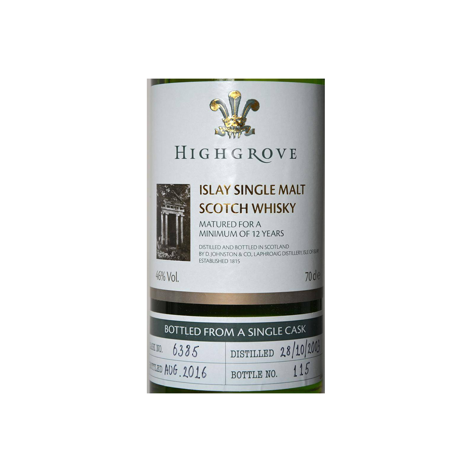 Laphroaig 2003 12 Years Single Malt Whisky 2