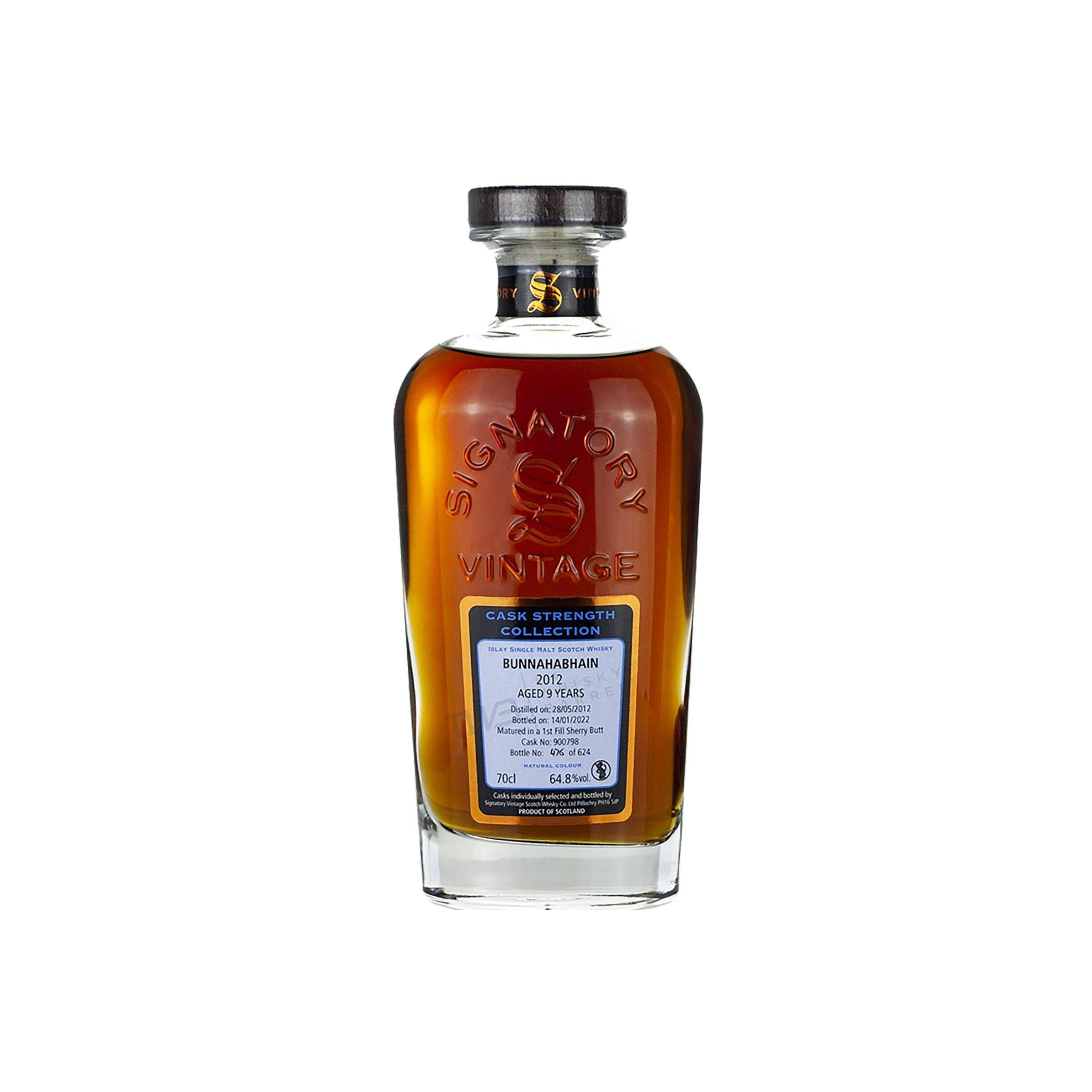 Bunnahabhain Cask Strength Collection 2012 9 Years Single Malt Whisky