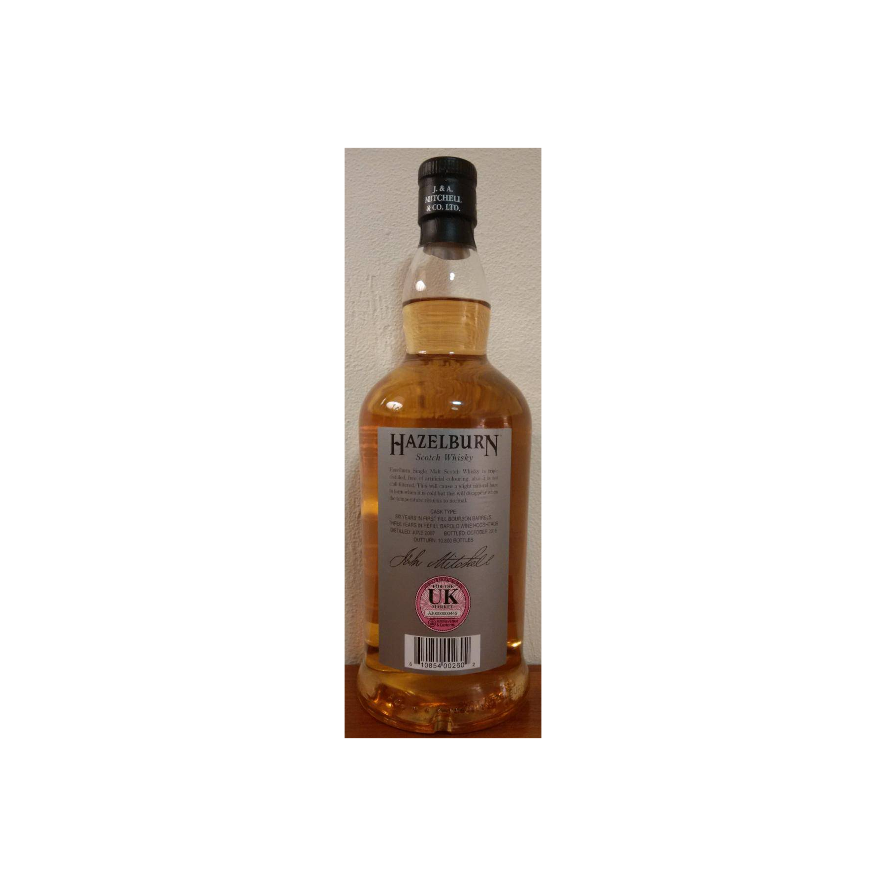 Hazelburn 2007 9 Years Single Malt Whisky 2
