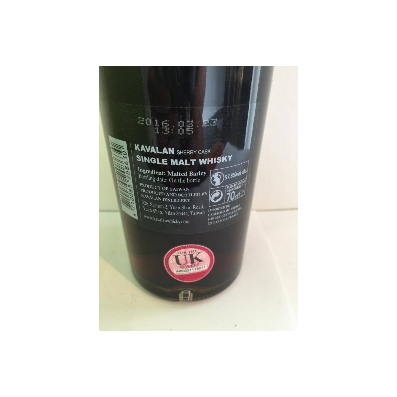 Kavalan Sherry Cask Single Malt Whisky 2