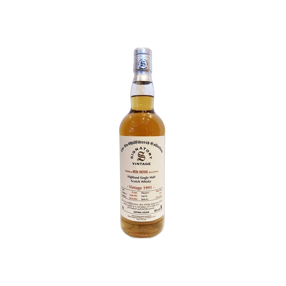 Ben Nevis The Un-Chillfiltered Collection 1991 23 Years Single Malt Whisky