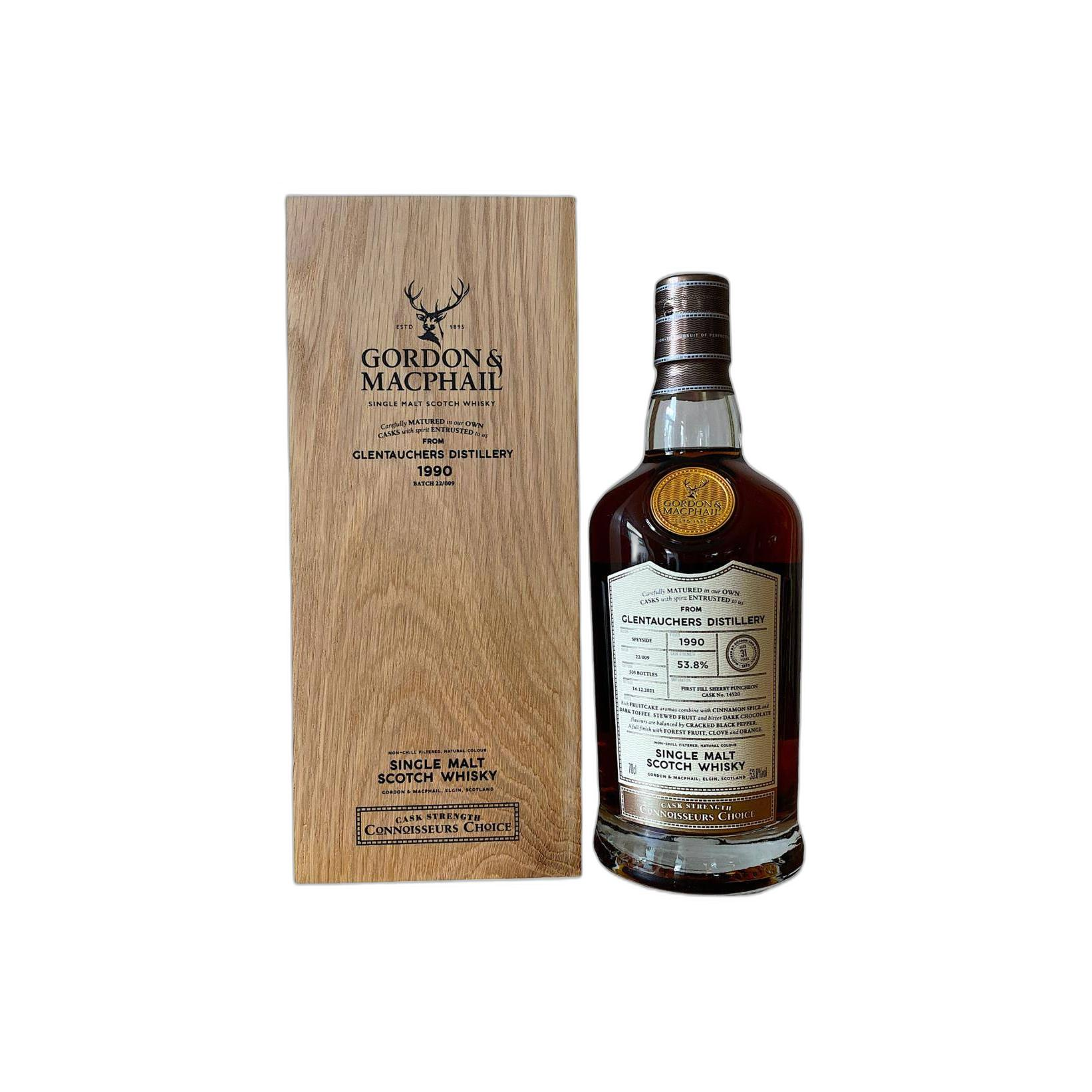 Glentauchers Connoisseurs Choice - Cask Strength 1990 31 Years Single Malt Whisky