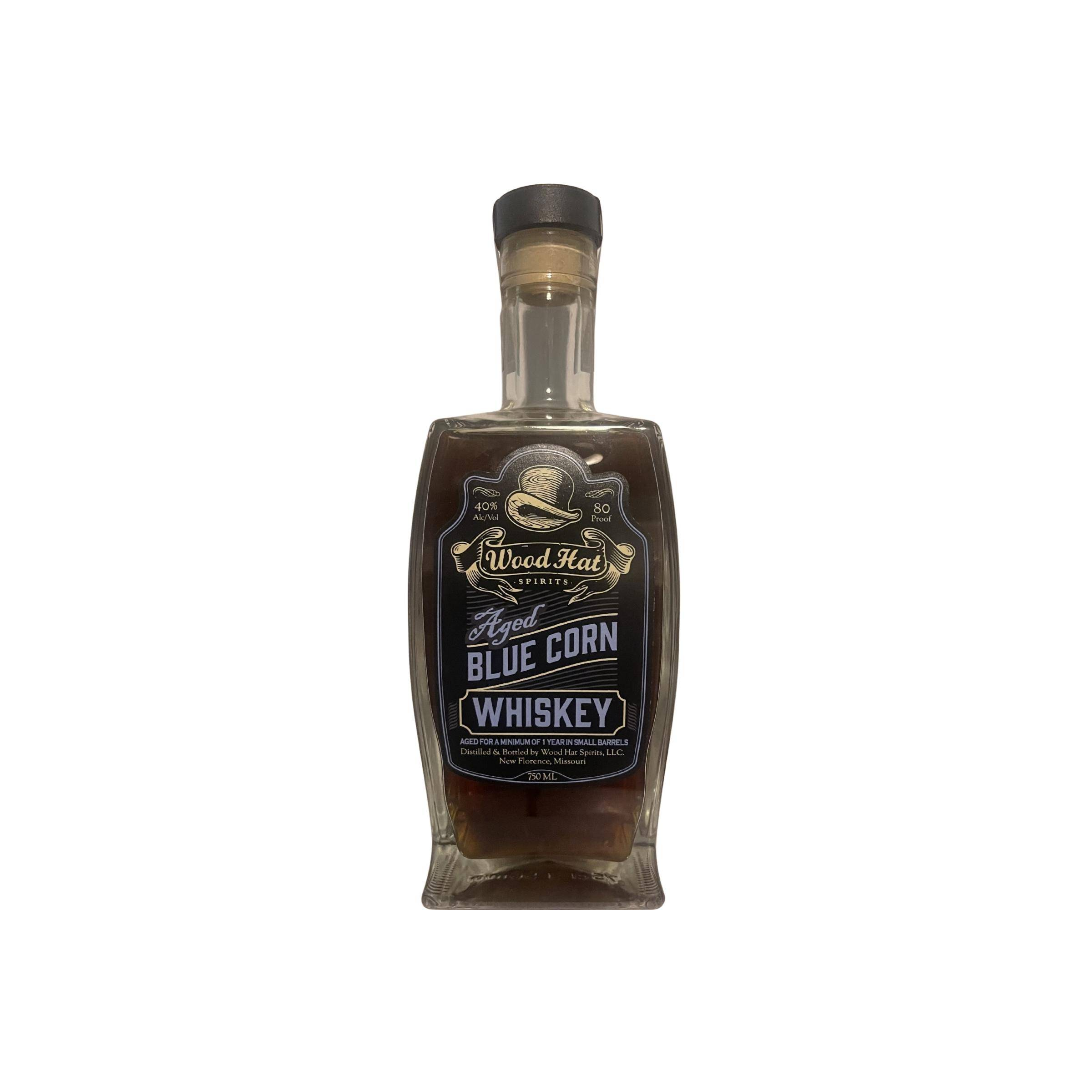 Wood Hat Aged Blue Corn Whiskey