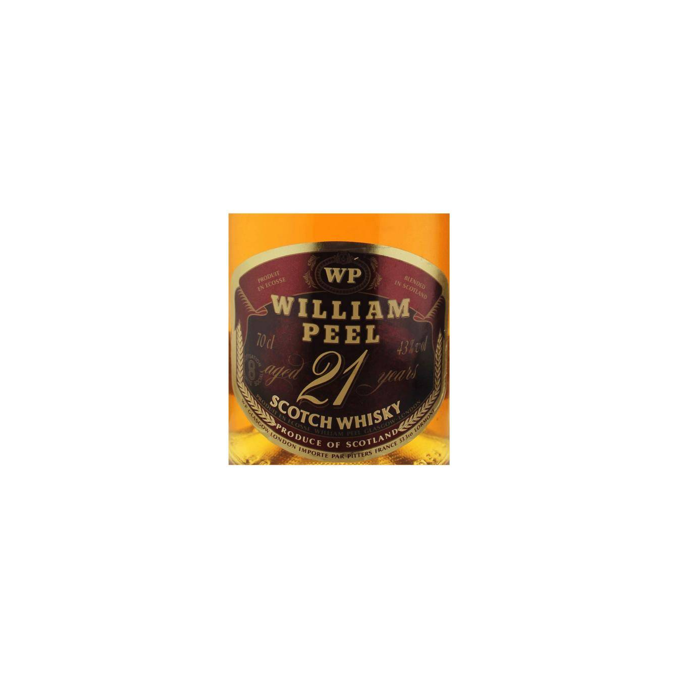 William Peel 21 Years Blended Whisky
