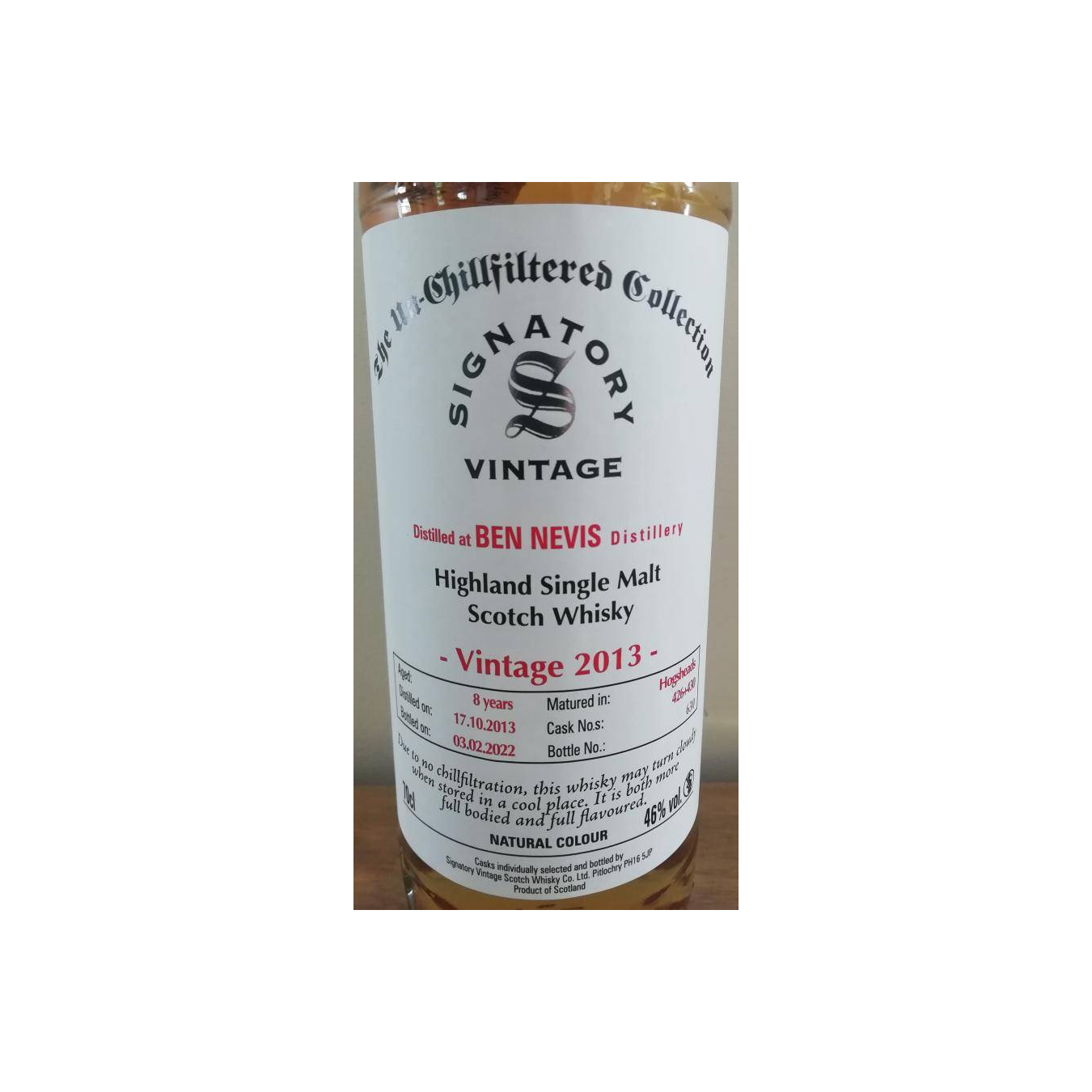 Ben Nevis The Un-Chillfiltered Collection 2013 8 Years Single Malt Whisky 3