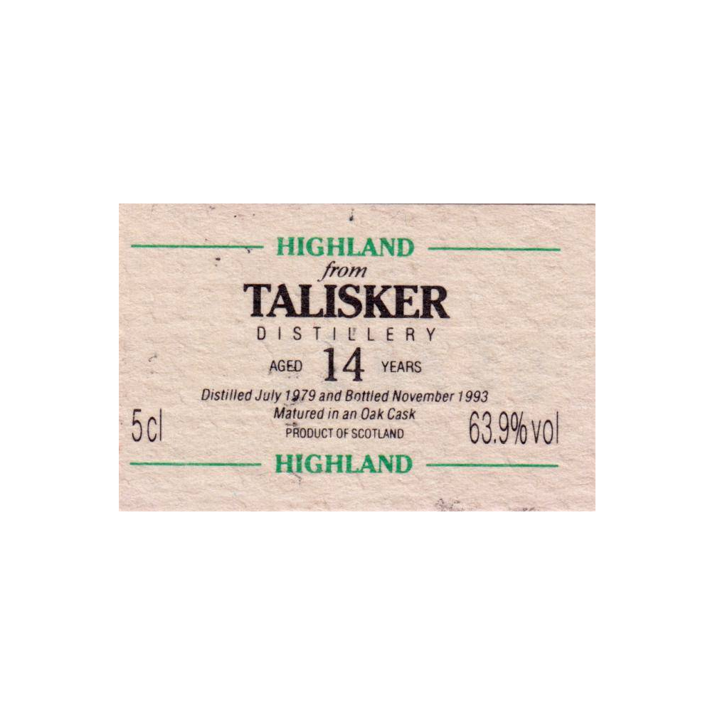 Talisker Authentic Collection 1979 14 Years Single Malt Whisky 2