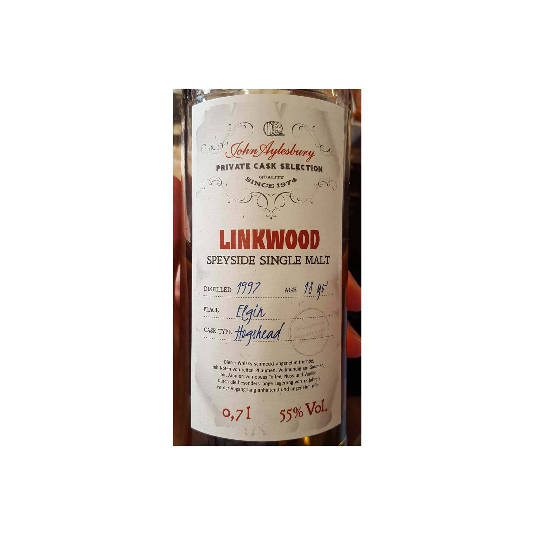 Linkwood 1997 18 Years Single Malt Whisky