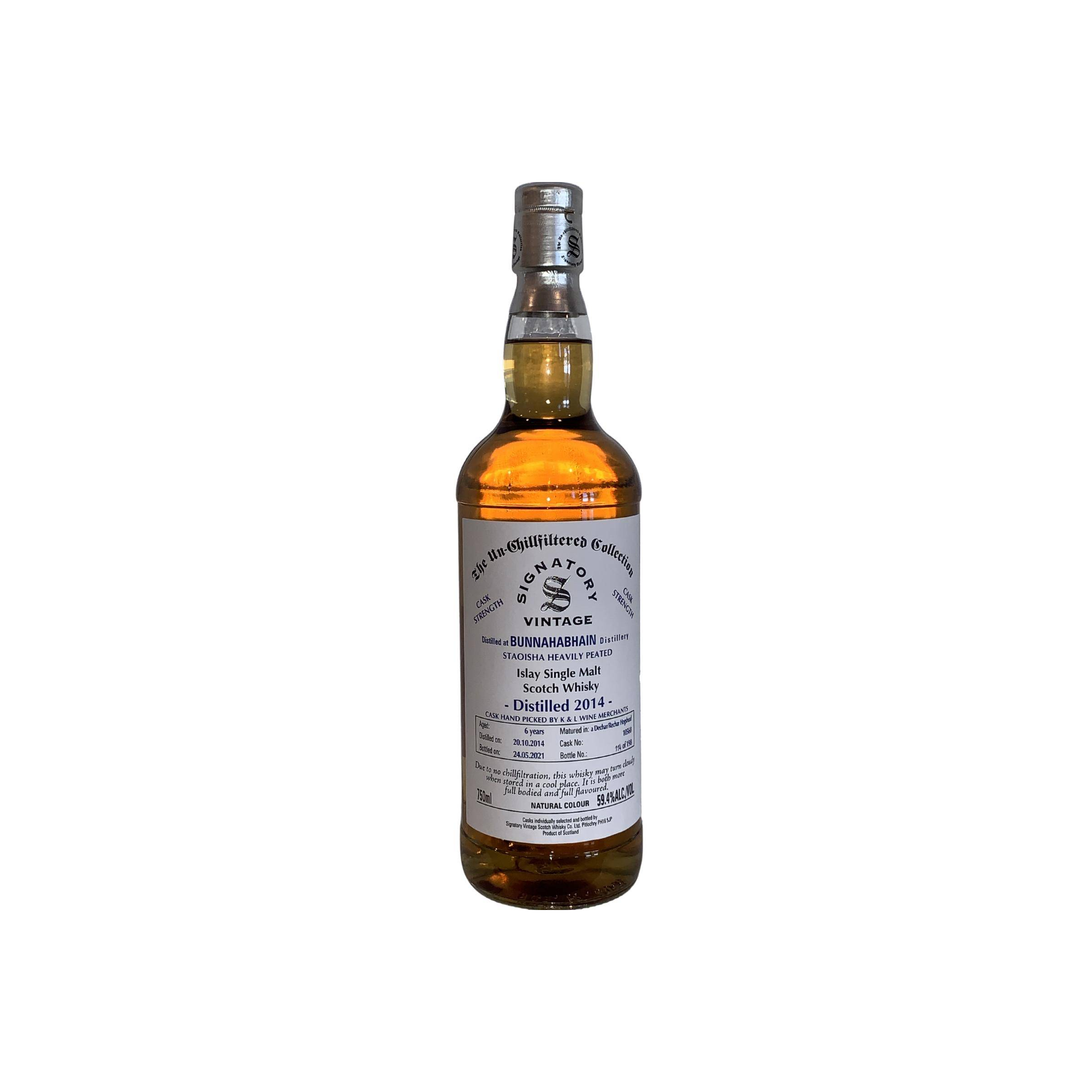 Bunnahabhain The Un-Chillfiltered Collection 2014 6 Years Single Malt Whisky
