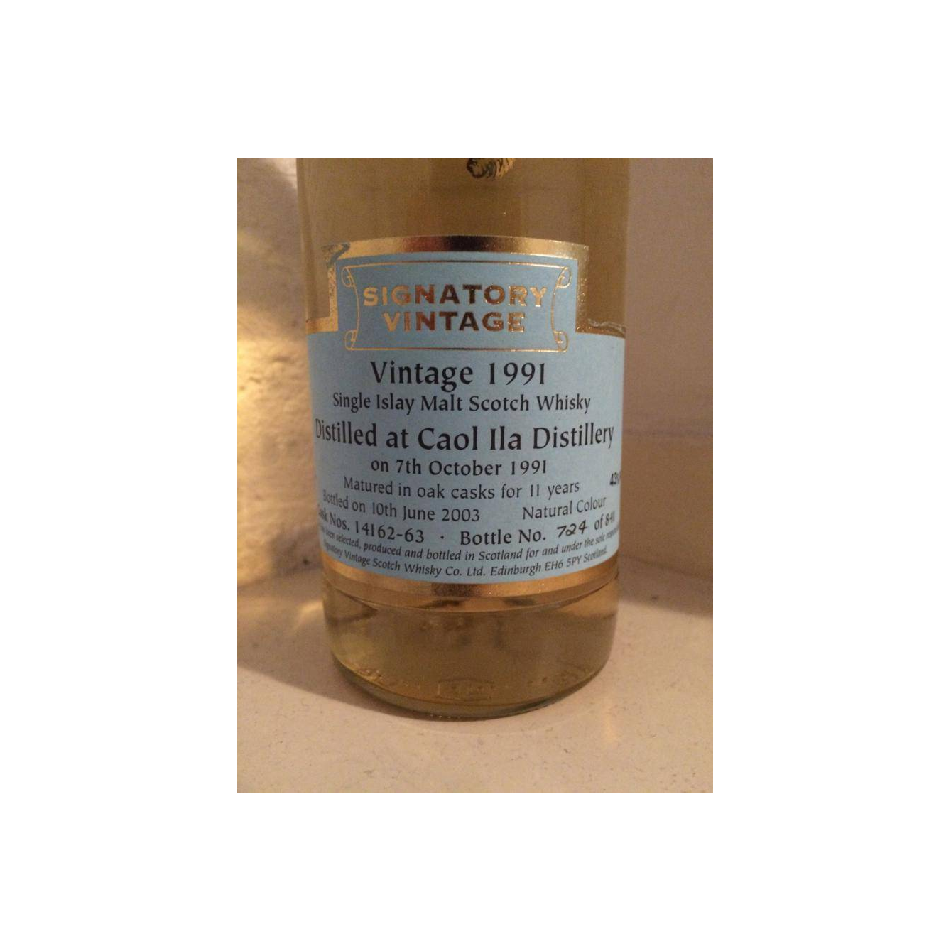Caol Ila Vintage Collection 1991 11 Years Single Malt Whisky 2