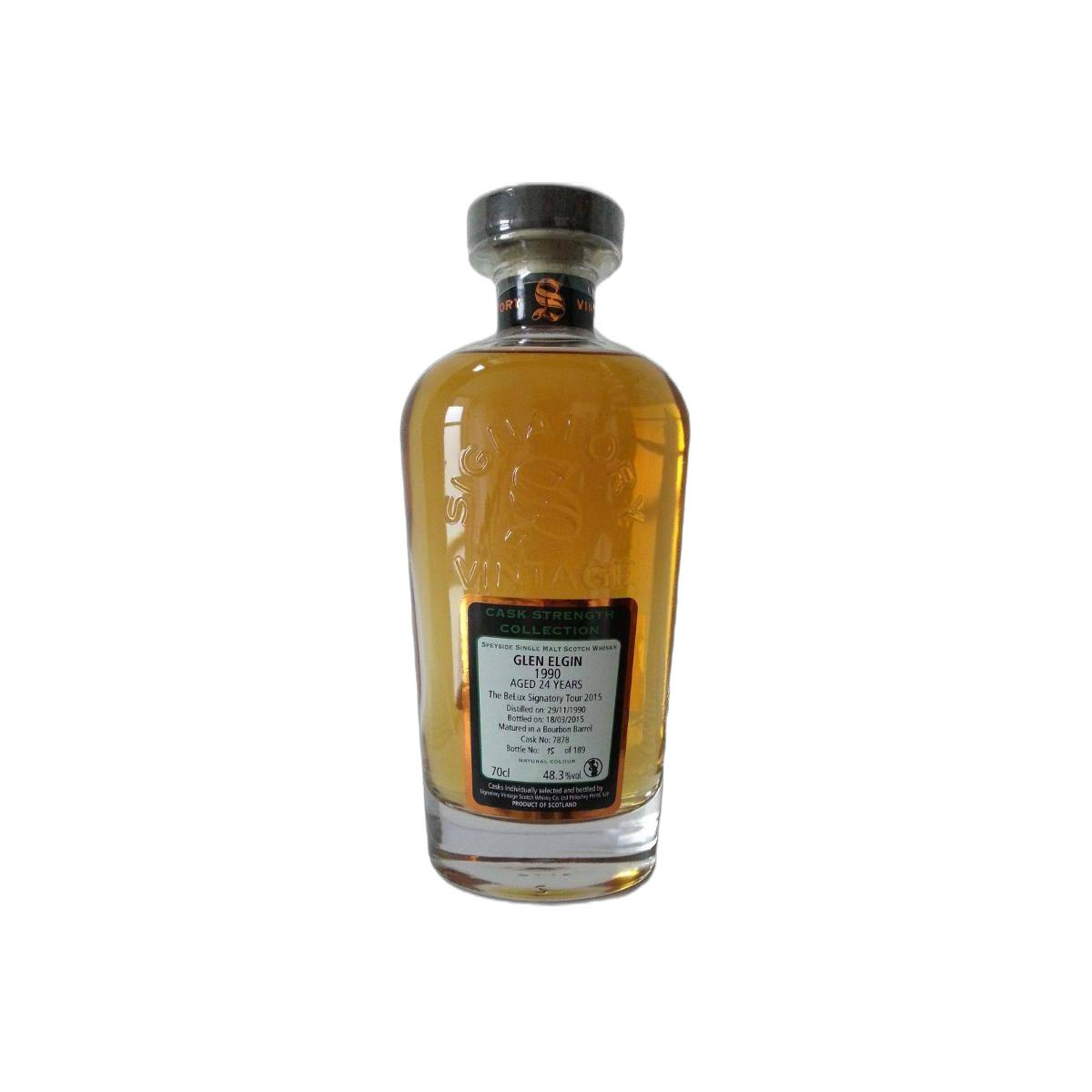 Glen Elgin Cask Strength Collection 1990 24 Years Single Malt Whisky