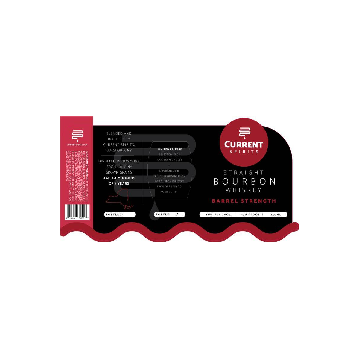 Current Spirits Straight Bourbon Whiskey