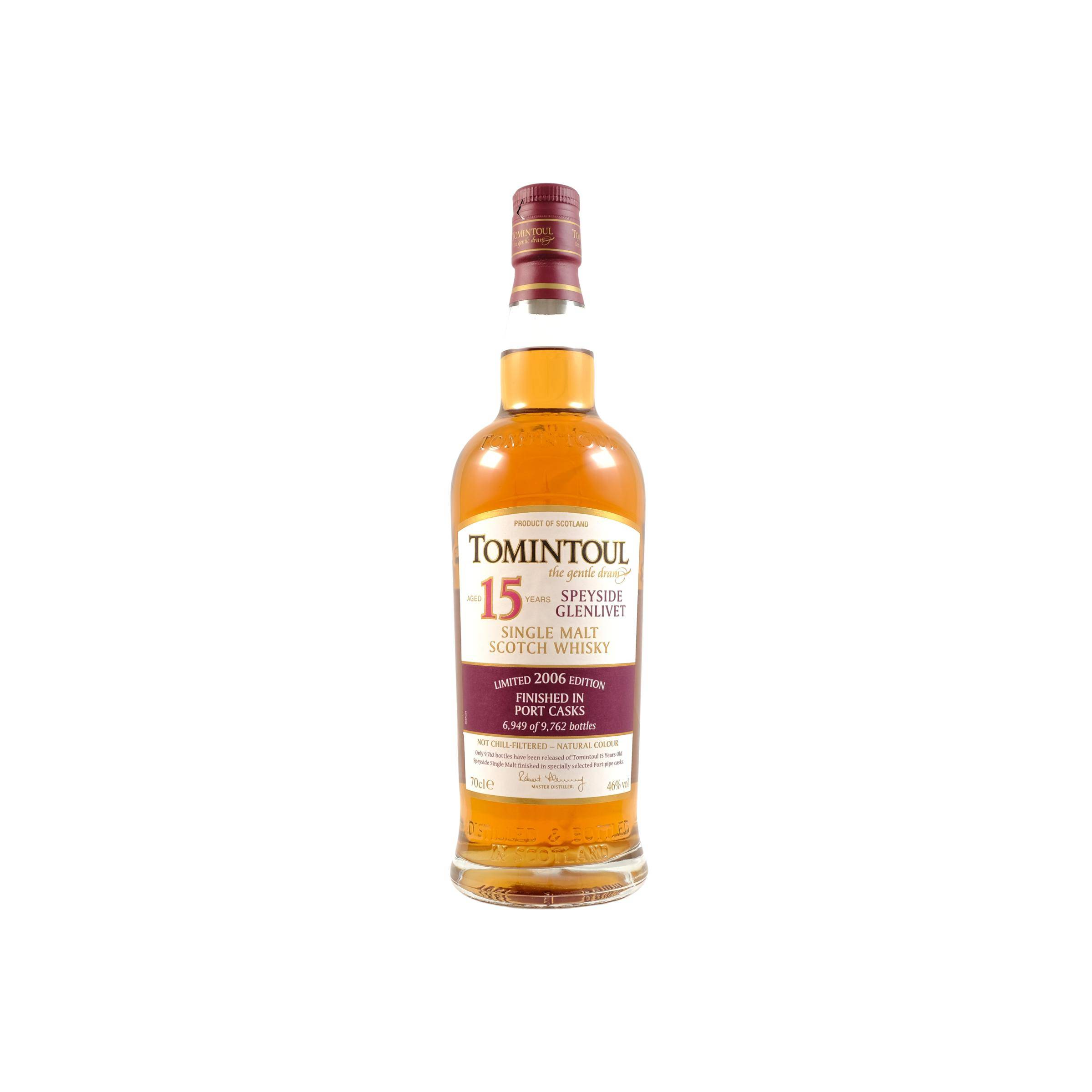 Tomintoul Limited Edition 2006 15 Years Single Malt Whisky