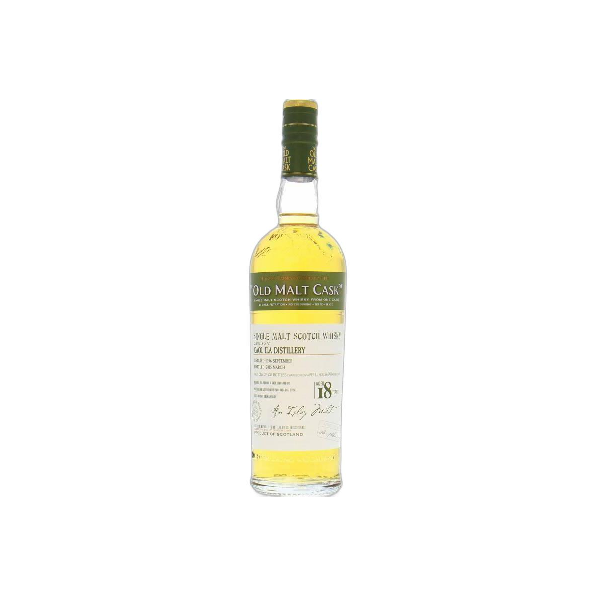 Caol Ila Old Malt Cask 1996 18 Years Single Malt Whisky