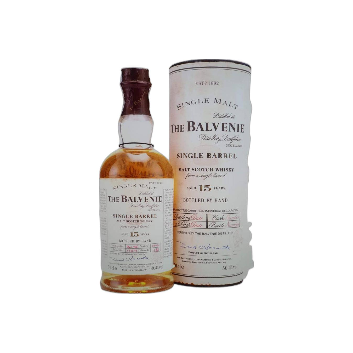 The Balvenie Single Cask 1977 15 Years Single Malt Whisky 2