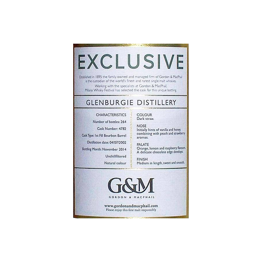 Glenburgie 2002 12 Years Single Malt Whisky 3