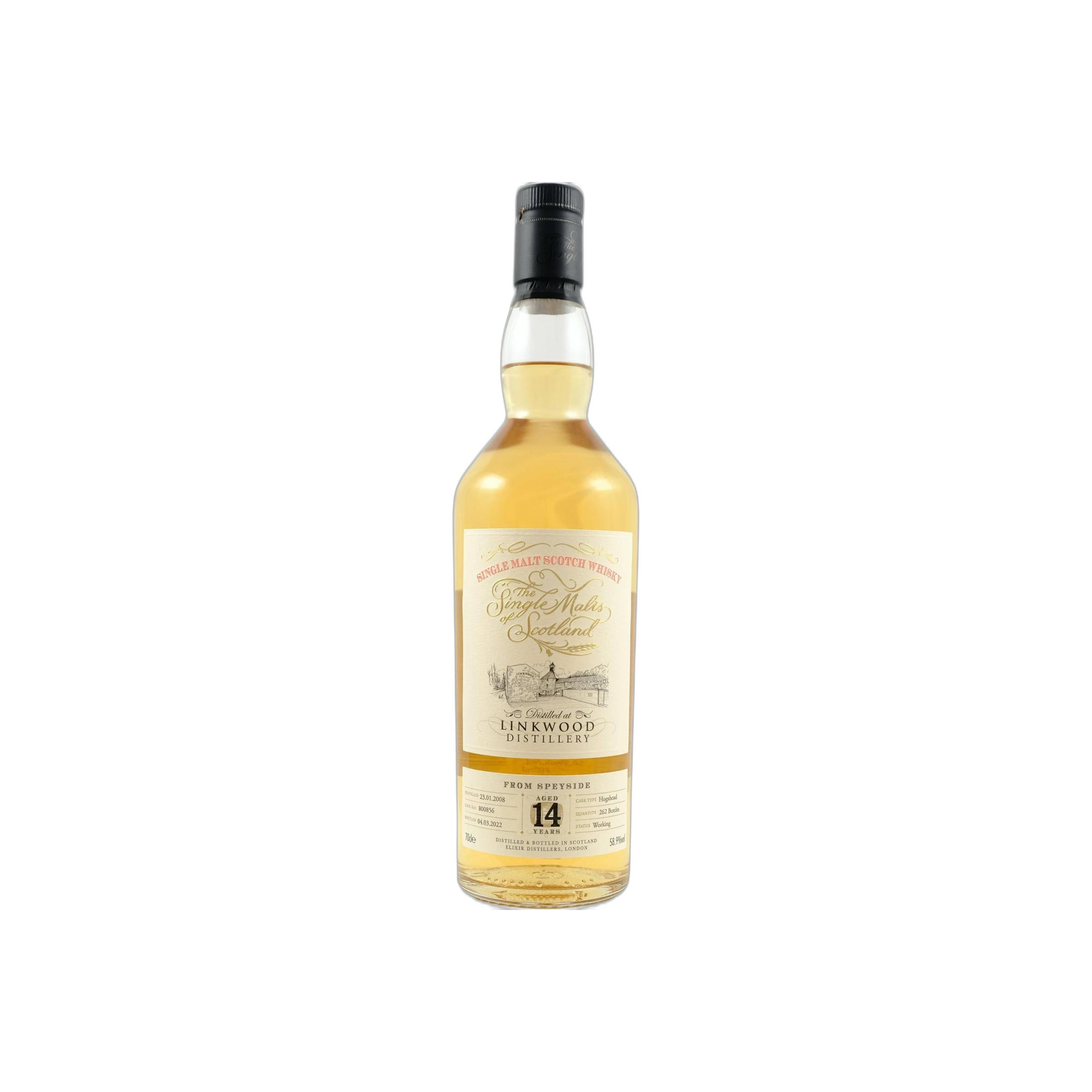 Linkwood The Single Malts of Scotland 2008 14 Years Single Malt Whisky