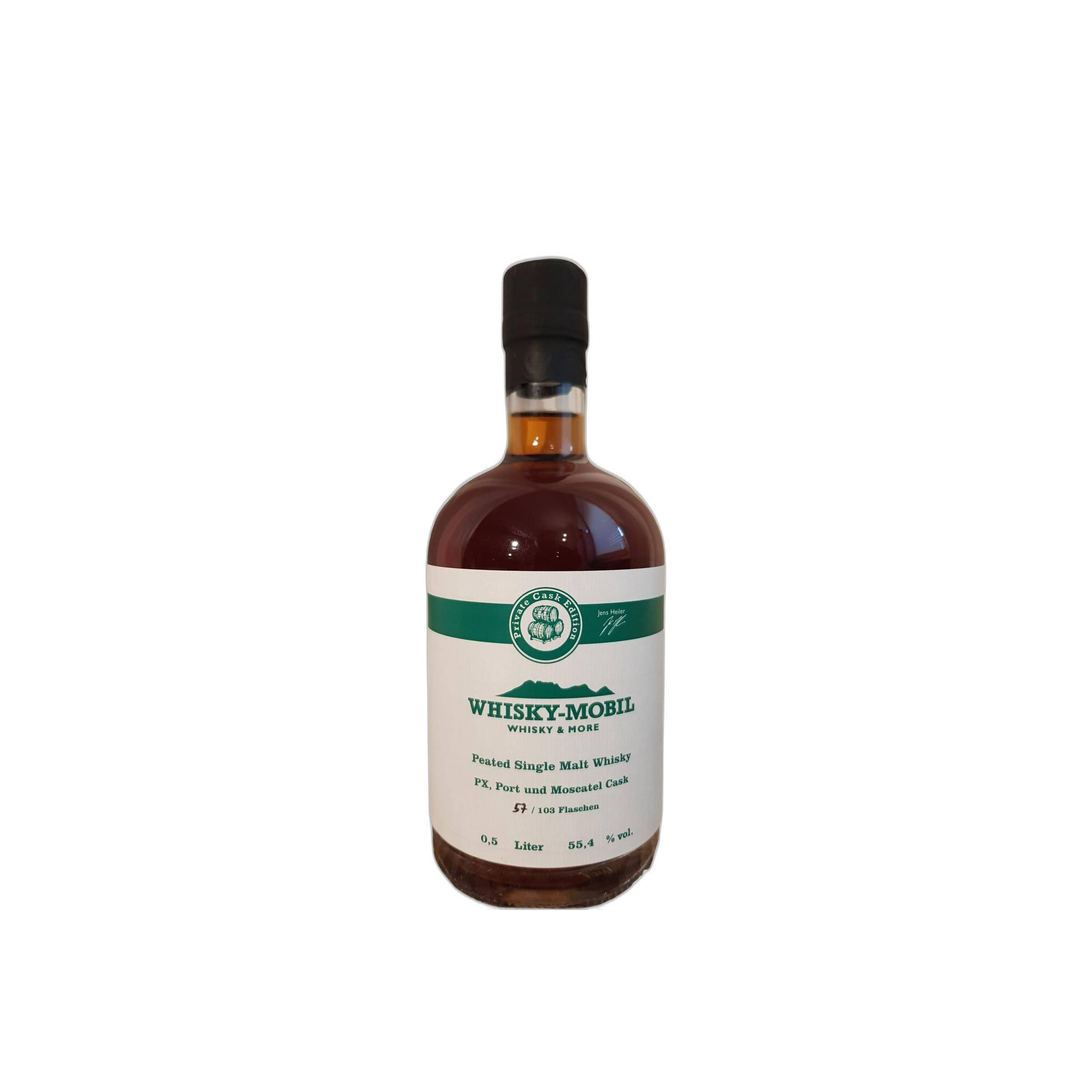 Peated Single Malt Whisky PX, Port und Moscatel Cask