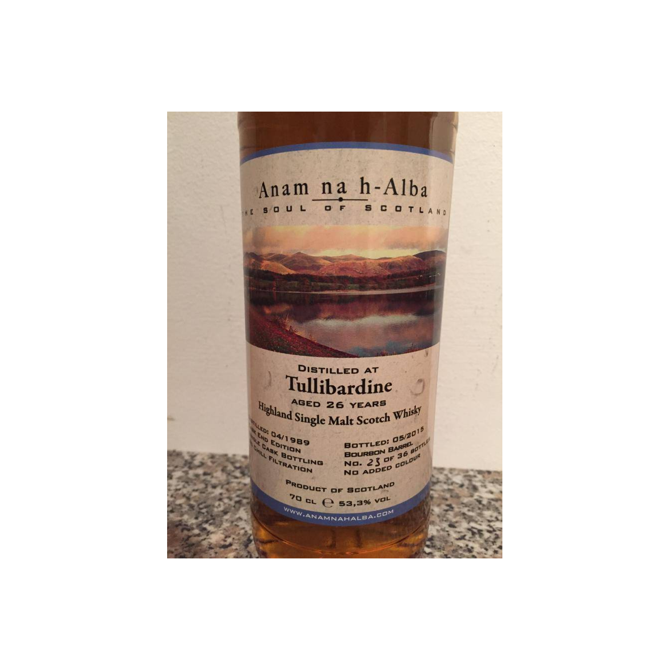 Tullibardine 1989 26 Years Single Malt Whisky 2