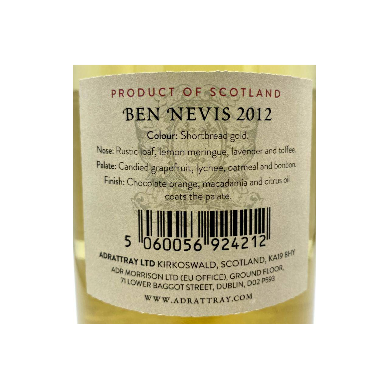 Ben Nevis 2012 8 Years Single Malt Whisky 3