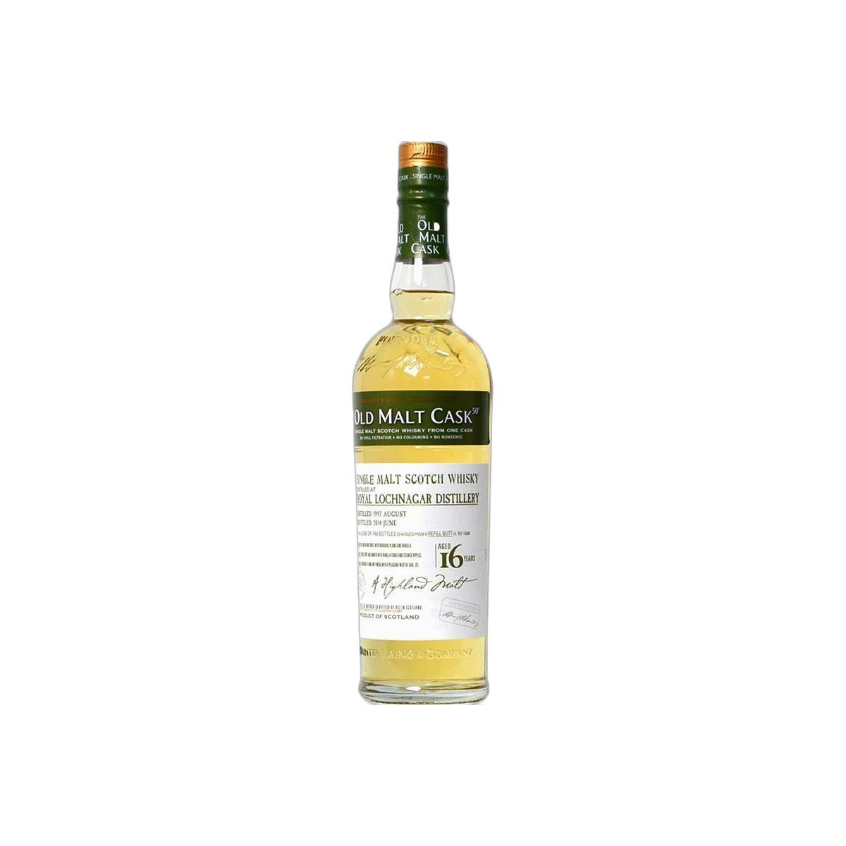 Royal Lochnagar Old Malt Cask 1997 16 Years Single Malt Whisky