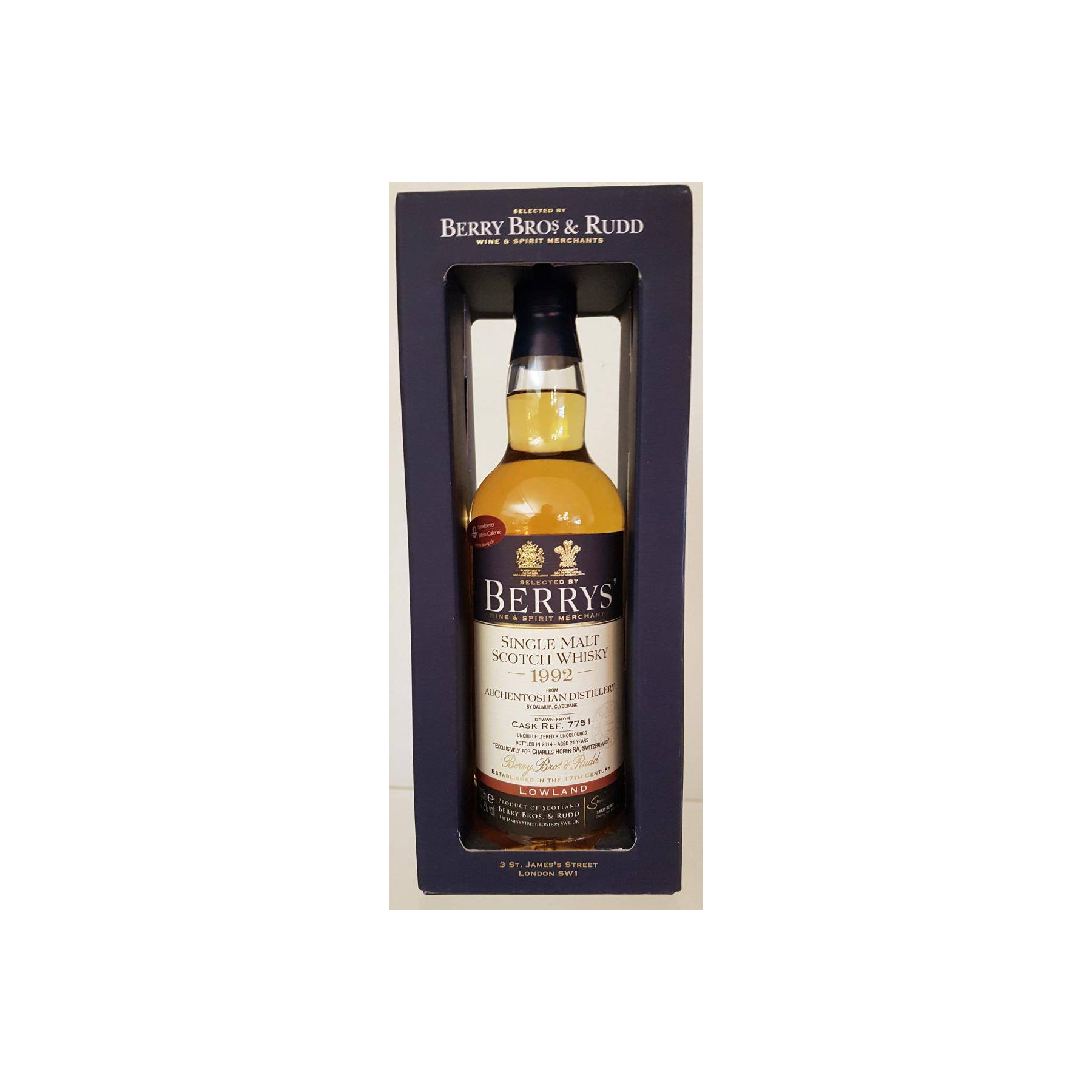 Auchentoshan 1992 21 Years Single Malt Whisky 3