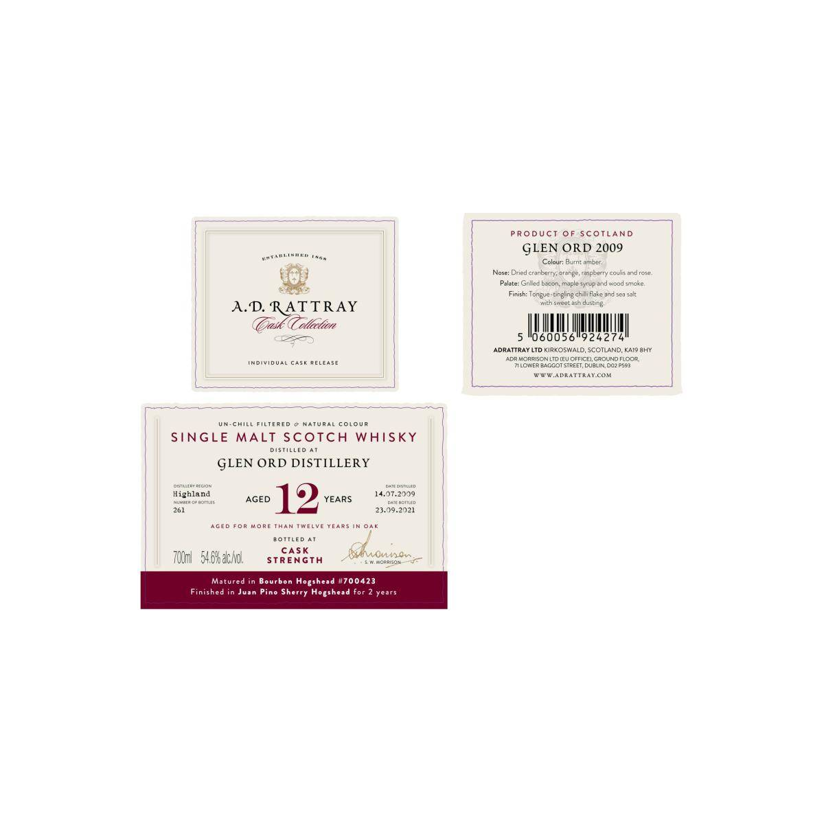 Glen Ord 2009 12 Years Single Malt Whisky 3