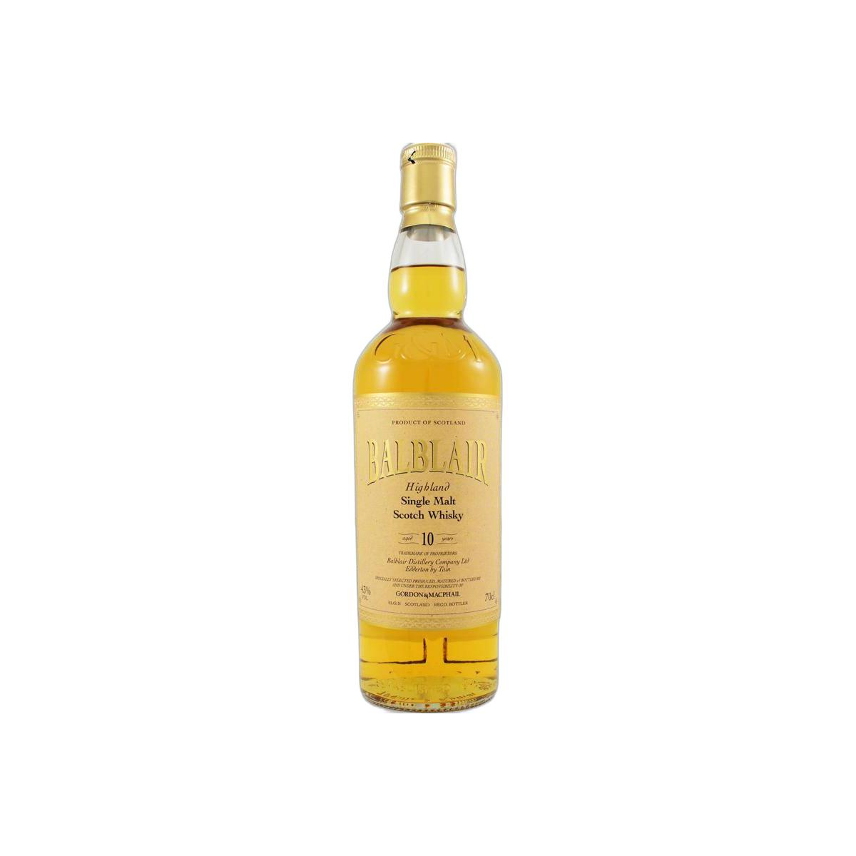 Balblair Licensed Bottling 10 Years Single Malt Whisky