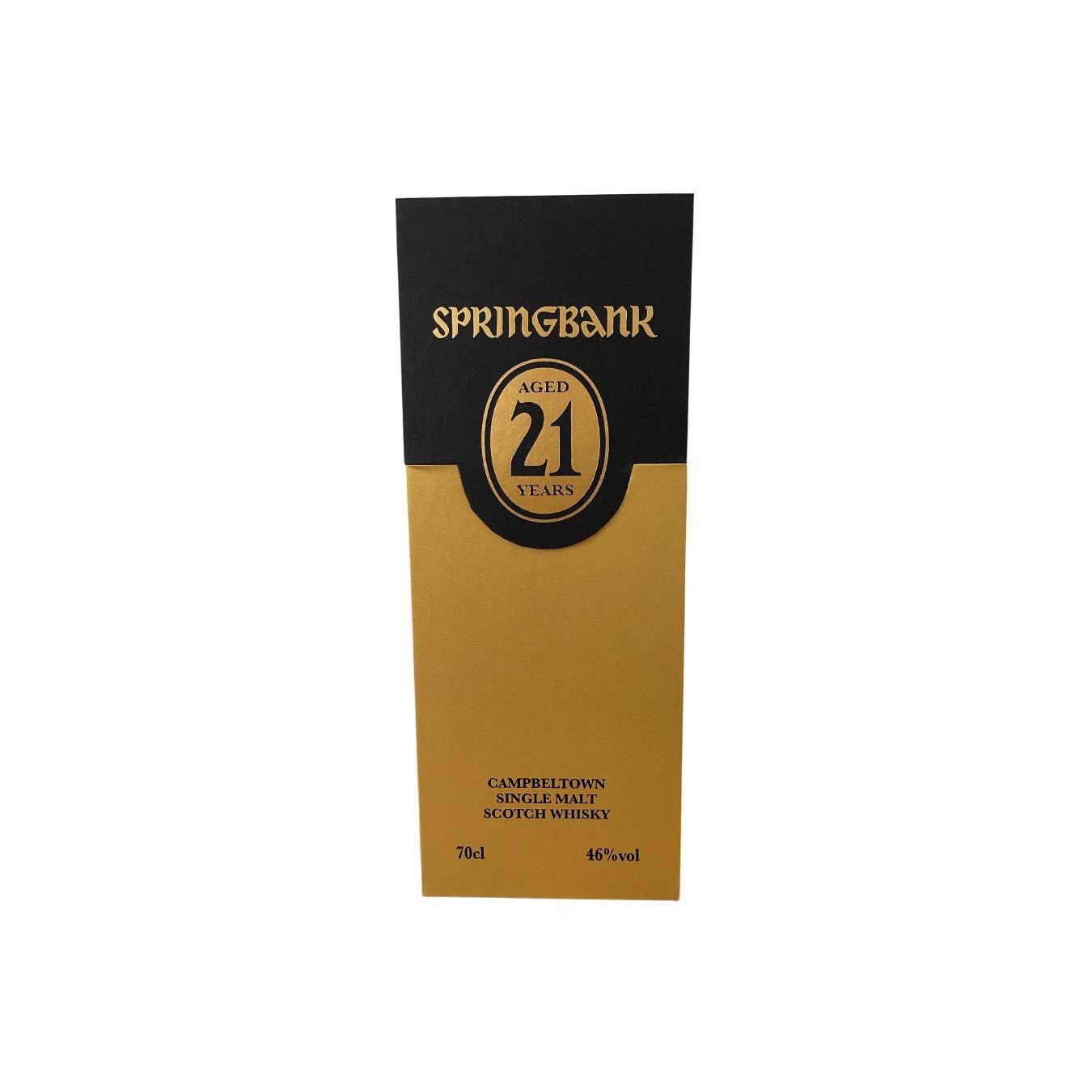 Springbank 21 Years Single Malt Whisky 2