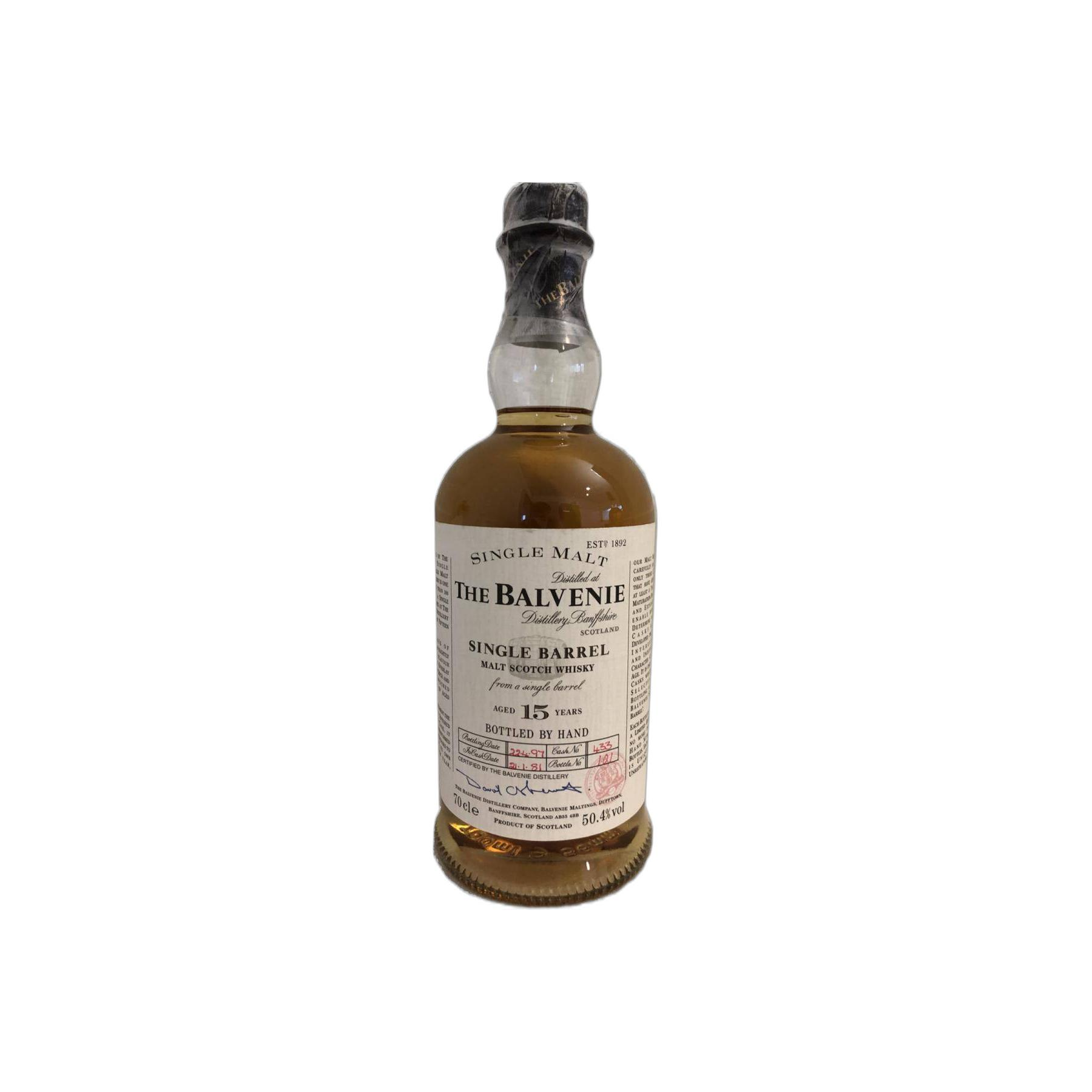 The Balvenie Single Cask 1981 15 Years Single Malt Whisky